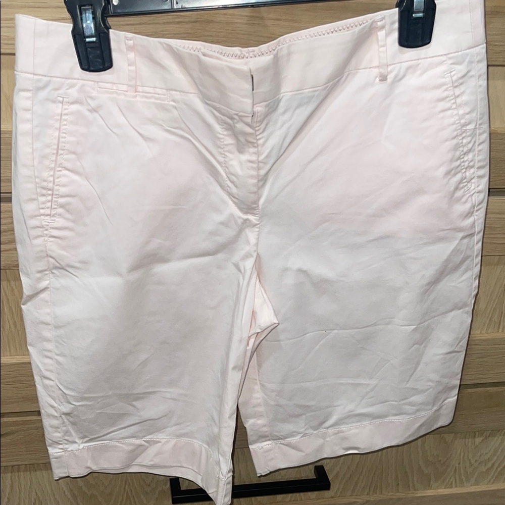 J. Crew Pink Bermuda Shorts Classic Tailored Style